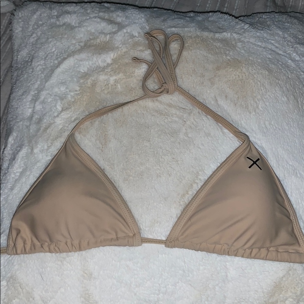 BoutineLA tan bikini top new